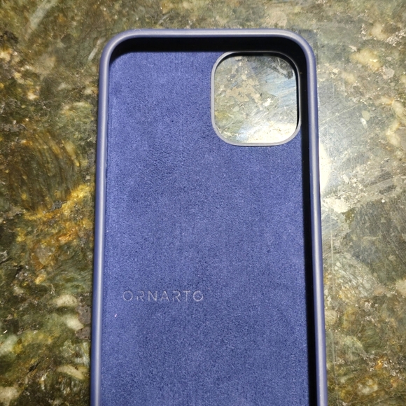 iPhone 12 Mini, Ornarto Silicone/Felt Microfiber, Soft Touch Slim Phone Case - Picture 5 of 8